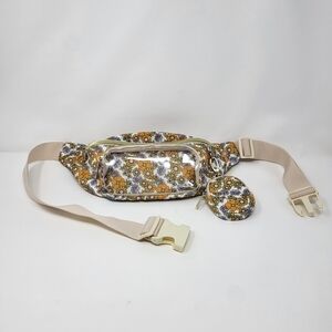 Floral Crossbody Bag Set with Pouch